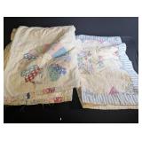 Patchwork Quilt & Pillowcase Set (Lot of 2)