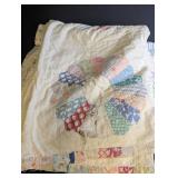Patchwork Quilt & Pillowcase Set (Lot of 2)