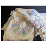 Patchwork Quilt & Pillowcase Set (Lot of 2)