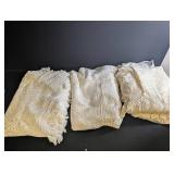 Crocheted Throw Blanket Set (Lot of 3)