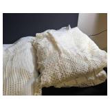 Crocheted Throw Blanket Set (Lot of 3)