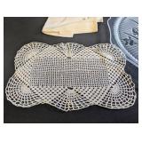 Glass Candle Holders, Bowls & Doilies Estate Mixed Lot