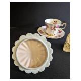 Elizabethan Floral Teacup, Antique Ivory Frame & Rose Box Mixed Lot