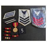 Vintage Military Rank Insignia Patch Lot