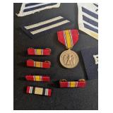 Vintage Military Rank Insignia Patch Lot