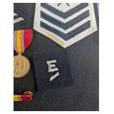 Vintage Military Rank Insignia Patch Lot
