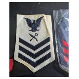 Vintage Military Rank Insignia Patch Lot