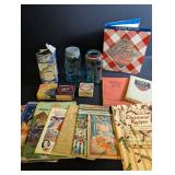 Vintage Ball Canning Supplies & Recipe Books Mixed Lot