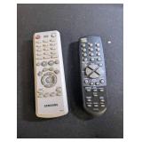 Sansui 4-Head VCR Samsung DVD Player & Remotes Mixed Lot