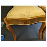 Pair of Carved Wood Side Chairs