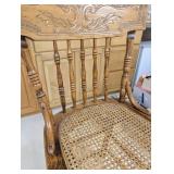 Oak Cane Back Chair