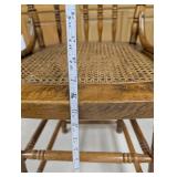 Oak Cane Back Chair