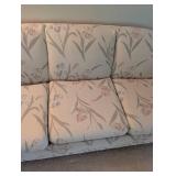 Floral Upholstered Sofa & Loveseat Set (Lot of 2)