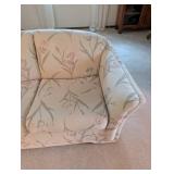 Floral Upholstered Sofa & Loveseat Set (Lot of 2)