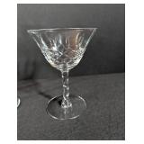 Crystal Stemmed Cordial Glasses (Set of 5)