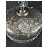 Vintage Silverplate Cruet Stand & Covered Dish Set (Lot of 2)