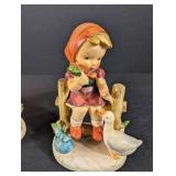 Vintage Erich Stauffer Japanese Figurines (Set of 3)