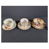 Vintage English Bone China Teacup Trio Royal Albert & Tuscan