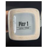 Pier 1 Floral Mugs Set of 2