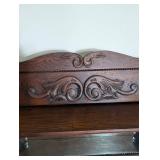 Victorian Eastlake Oak Sideboard With Mirror