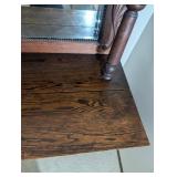 Victorian Eastlake Oak Sideboard With Mirror