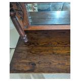 Victorian Eastlake Oak Sideboard With Mirror