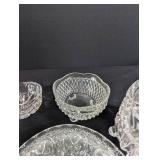 Crystal Compotes and Serving Dishes Mixed Lot