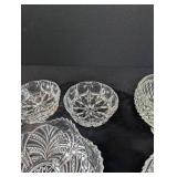 Crystal Compotes and Serving Dishes Mixed Lot