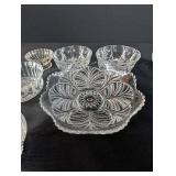 Crystal Compotes and Serving Dishes Mixed Lot