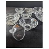 Crystal Compotes and Serving Dishes Mixed Lot