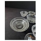 Crystal Compotes and Serving Dishes Mixed Lot