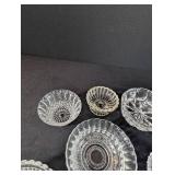 Crystal Compotes and Serving Dishes Mixed Lot