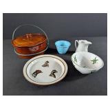Malcolm T. Fleming Bird Portrait Plate & Hobby-Porselen Ceramic Mixed Lot