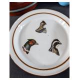 Malcolm T. Fleming Bird Portrait Plate & Hobby-Porselen Ceramic Mixed Lot