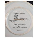 Malcolm T. Fleming Bird Portrait Plate & Hobby-Porselen Ceramic Mixed Lot