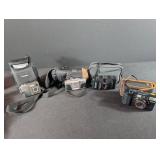 5 Camera Mixed Lot Kodak Canon Vivitar