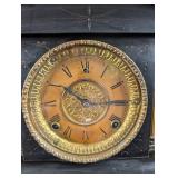 Antique Gilbert Clock Co. Mantel Clock 1913 Lion Motif