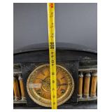 Antique Gilbert Clock Co. Mantel Clock 1913 Lion Motif