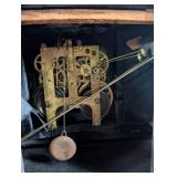 Antique Gilbert Clock Co. Mantel Clock 1913 Lion Motif