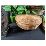 Rustic Decor Mixed Lot Wicker, Metal & Wood Accents