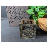 Rustic Decor Mixed Lot Wicker, Metal & Wood Accents