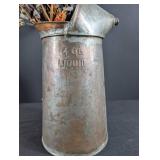 Vintage 4 Qt Liquid Canister Vase