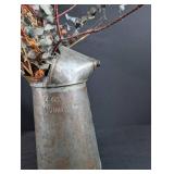 Vintage 4 Qt Liquid Canister Vase