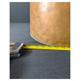 Vintage Copper Oval Roaster With Lid and Rack
