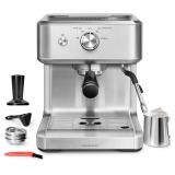 $204 Gevi EzBru 1000 58mm Commercial Espresso Machine | PID & NTC Temp Control, 4 Adjustable Shot/Temp, Powerful Steam Wand & Barista Kit for Home & Caf