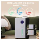 $250 2026 HVAC Scent Diffuser, 7000 Sq.Ft with WiFi APP Touch Screen | 800ML Waterless Aromatherapy Diffuser, Oil Level Monitoring, Perfect for Home, Hotel, Mall & Office