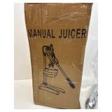 Moongiantgo Commercial Manual Juicer, Heavy Duty Hand Press Juice Extractor with 2 Reusable Fruit Bags, Easy to Clean Professional Fruit Squeezer for Citrus Orange Lemon Lime Pomegranate Grapefruit