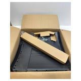 Quarter Fenders for Semi Truck 24" x 24" Black Poly Mud Guards with Tube Brackets & Mounting Hardware Kit, Left & Right Fender Set fit for Kenworth, Freightliner, Peterbilt, and Trailer Trucks