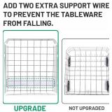 W10728159 Dishwasher Lower Rack with Wheels, Fit for Kitchenaid Dishwasher Rack, W10525646 W10780925 Dishwasher Rack Lower Intended for Maytag Dishwasher Parts Deep 22in Wide 20.8in
