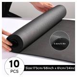 10 Pack Yoga Mats Bulk, 68